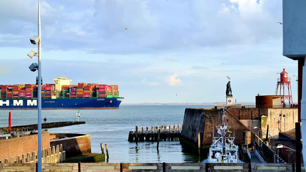 Rijksmonument Havenzicht, Met Zeezicht, Ligging Direct Aan Zee En Centrum Vlissingen Exterior foto