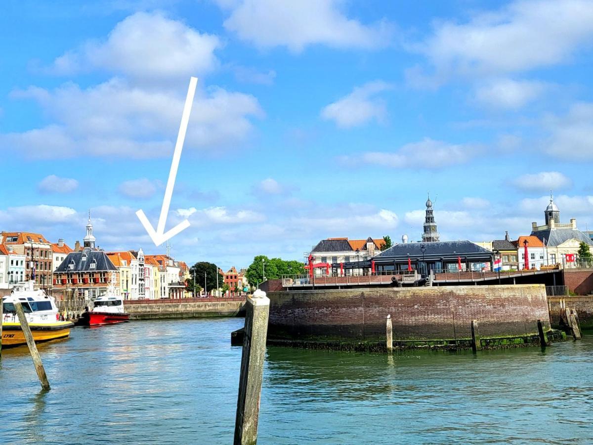 Rijksmonument Havenzicht, Met Zeezicht, Ligging Direct Aan Zee En Centrum Vlissingen Exterior foto